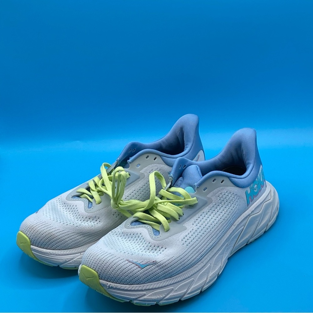 Hoka One One Blue and Green‎ Athletic Shoes